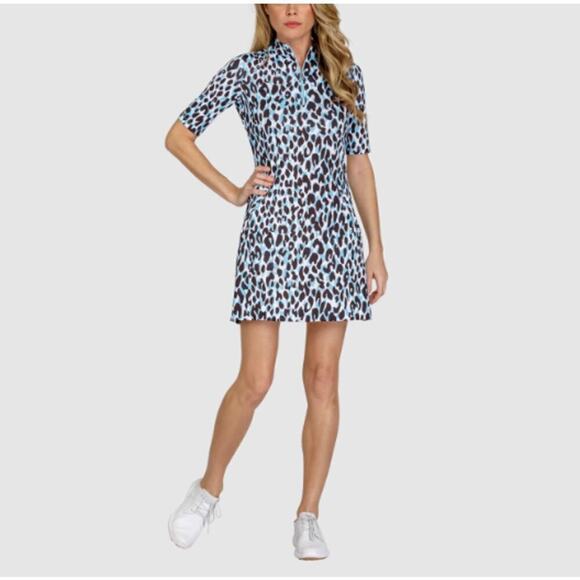 Tail Women's Leopard Coast Halston Golf Dress Size S - Picture 9 of 9